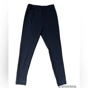 Charlotte Russe Black Leggings With Mesh Sides Size Medium